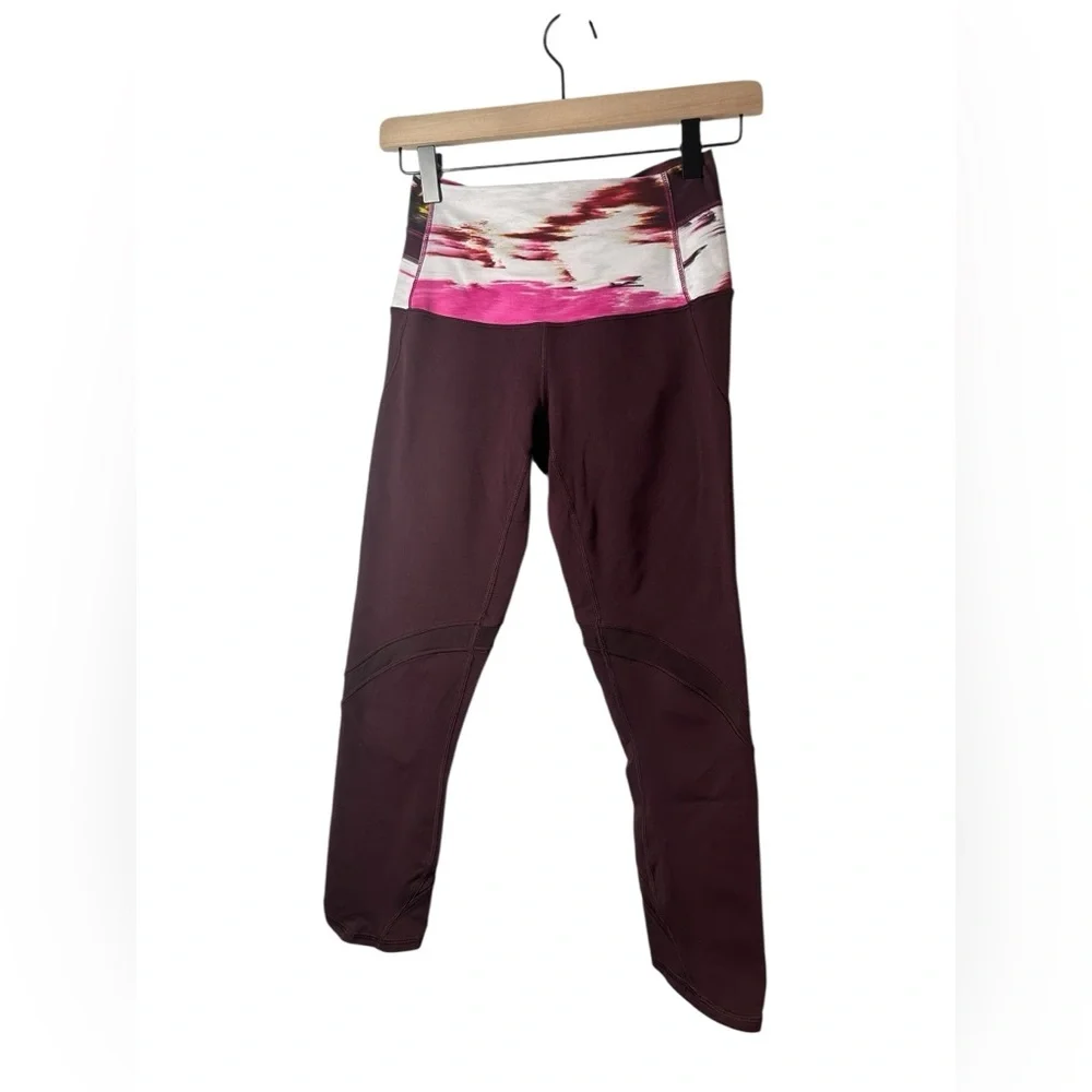 Lululemon Wunder Under Crop Hi-Rise Shine On Size 4‎